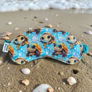 Sea Turtle Theme Sleep Mask for Kids